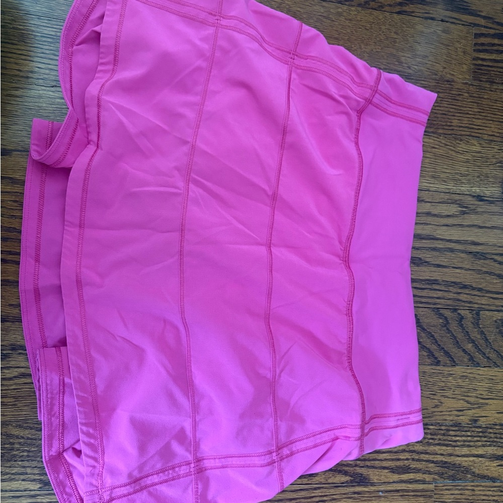 Lululemon Athletica Sonic Pink long pace rival skirt